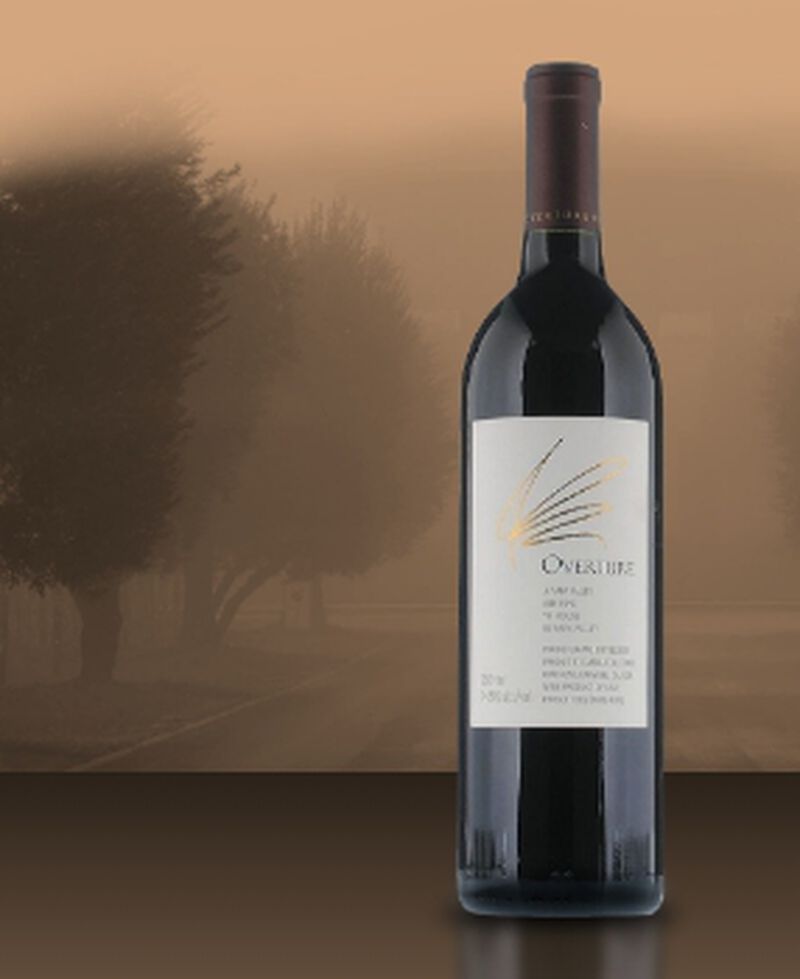 Bottle of Opus One Overture Red