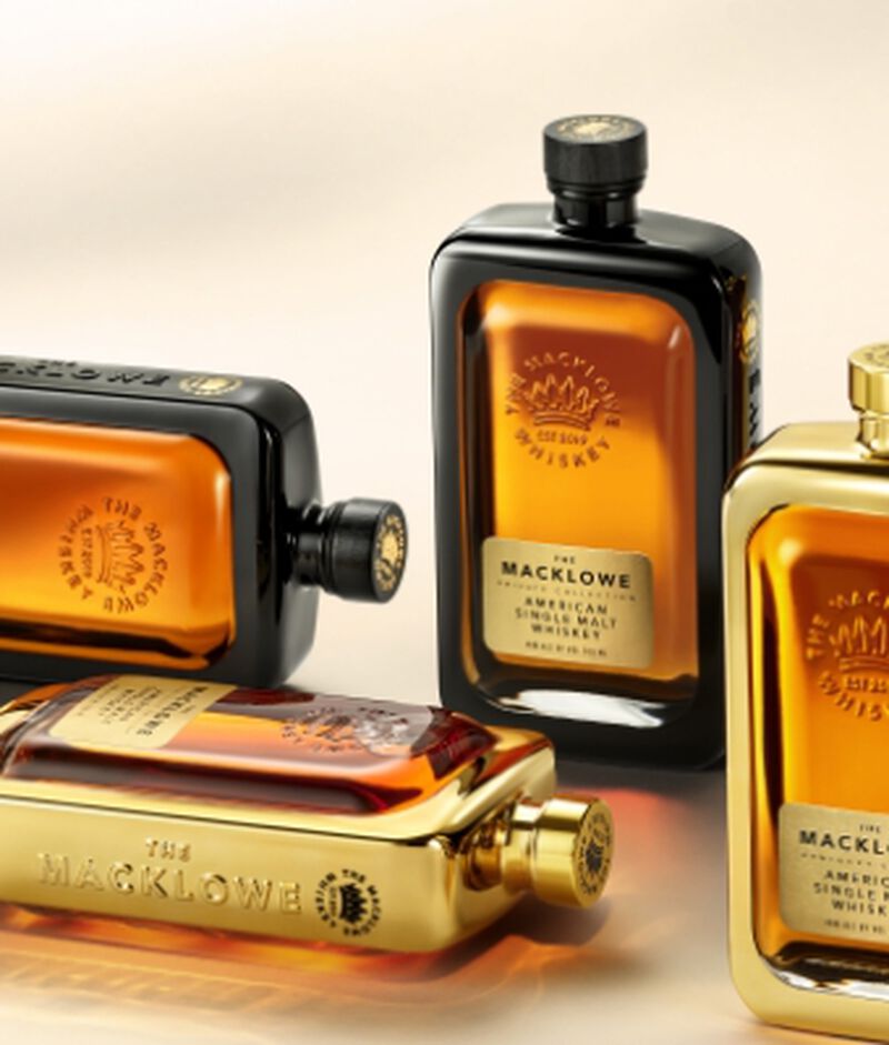 The Macklowe Private Collection Single Malt Whiskey bottles
