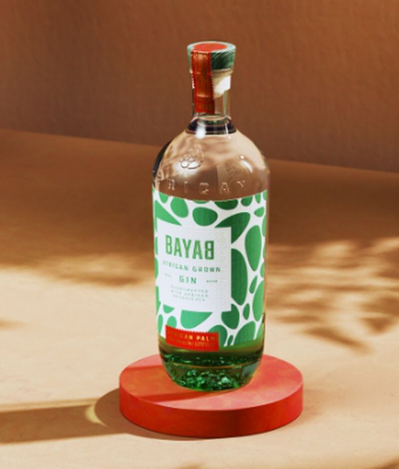 Bottle of Bayab Palm & Pineapple Gin