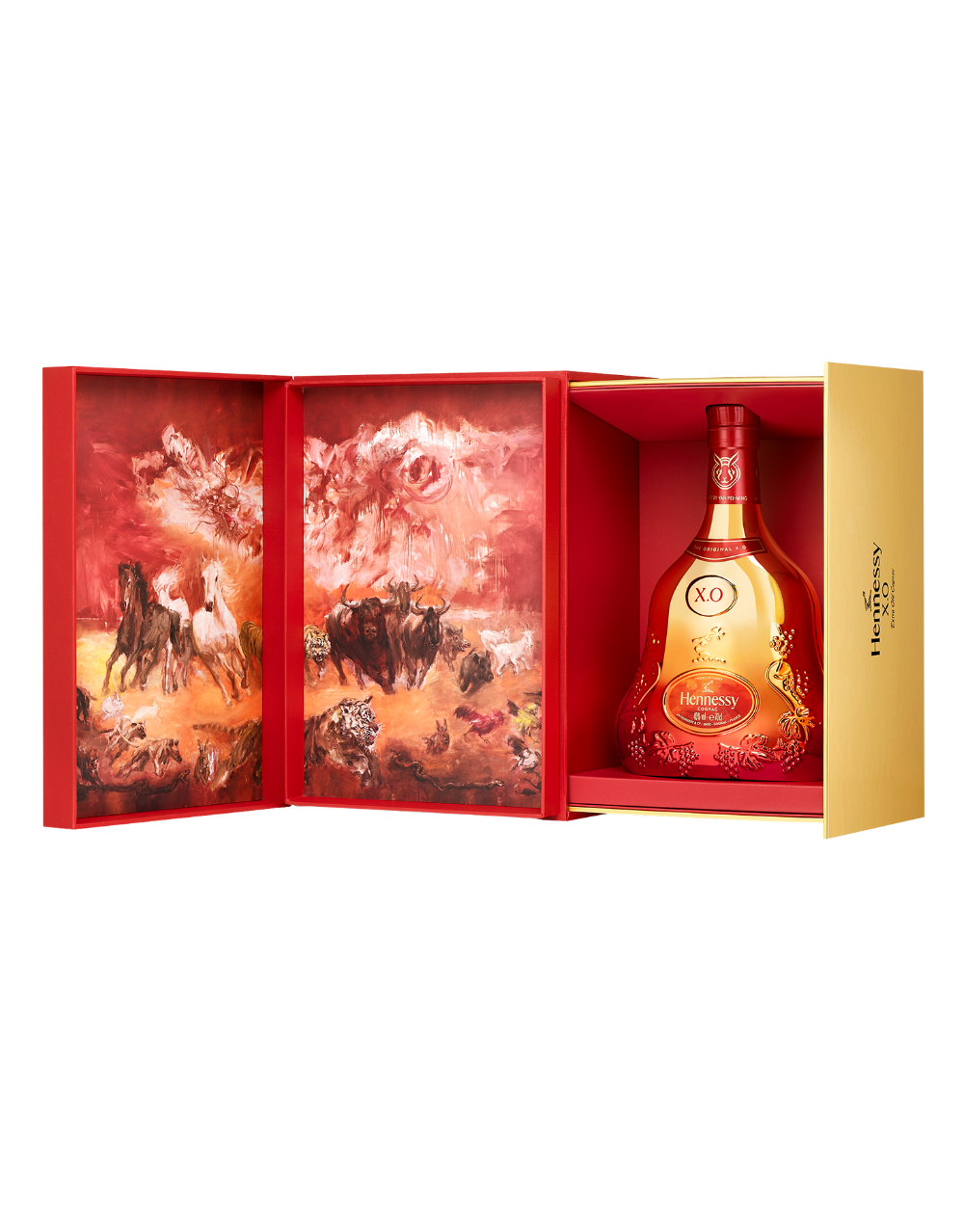 Hennessy XO 2023 Lunar New Year Limited Edition Bottle and Gift Box