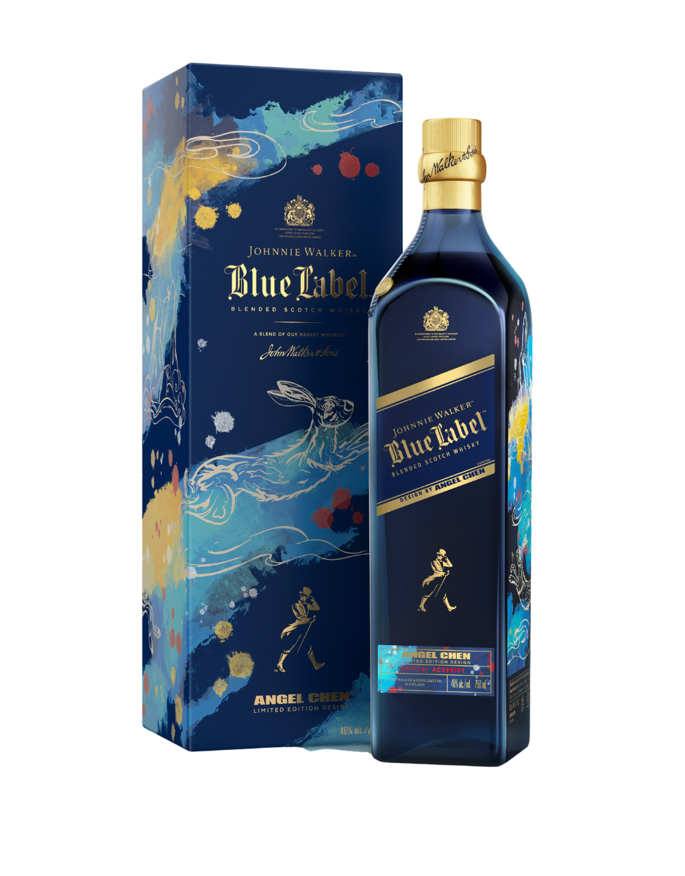Johnnie Walker Blue Label Blended Scotch Whisky, Limited Edition Year of  the Rabbit