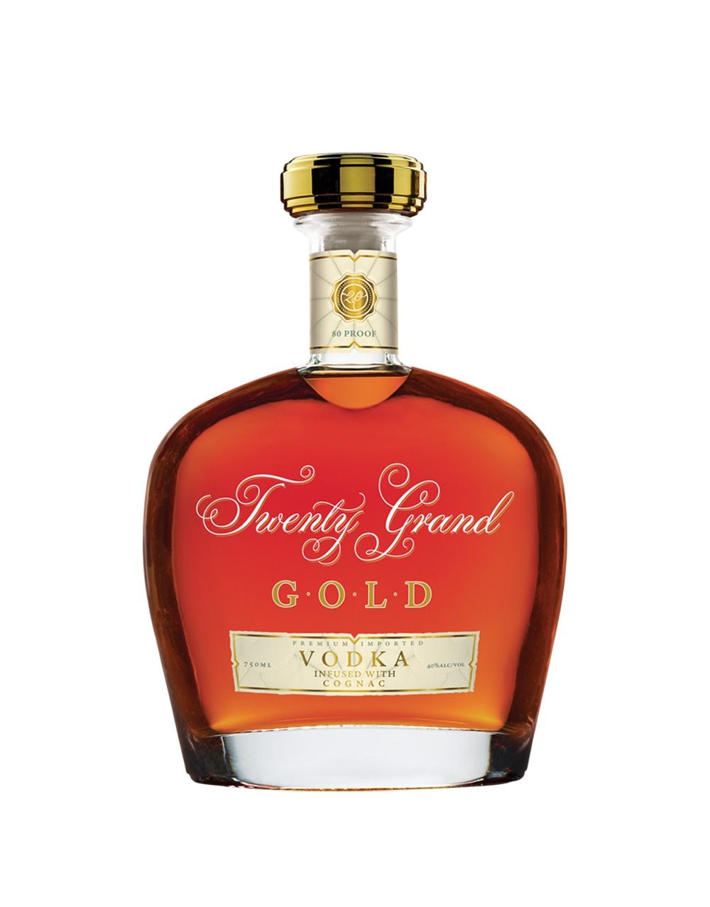 Twenty Grand GOLD VODKA Infused with Cognac | ReserveBar