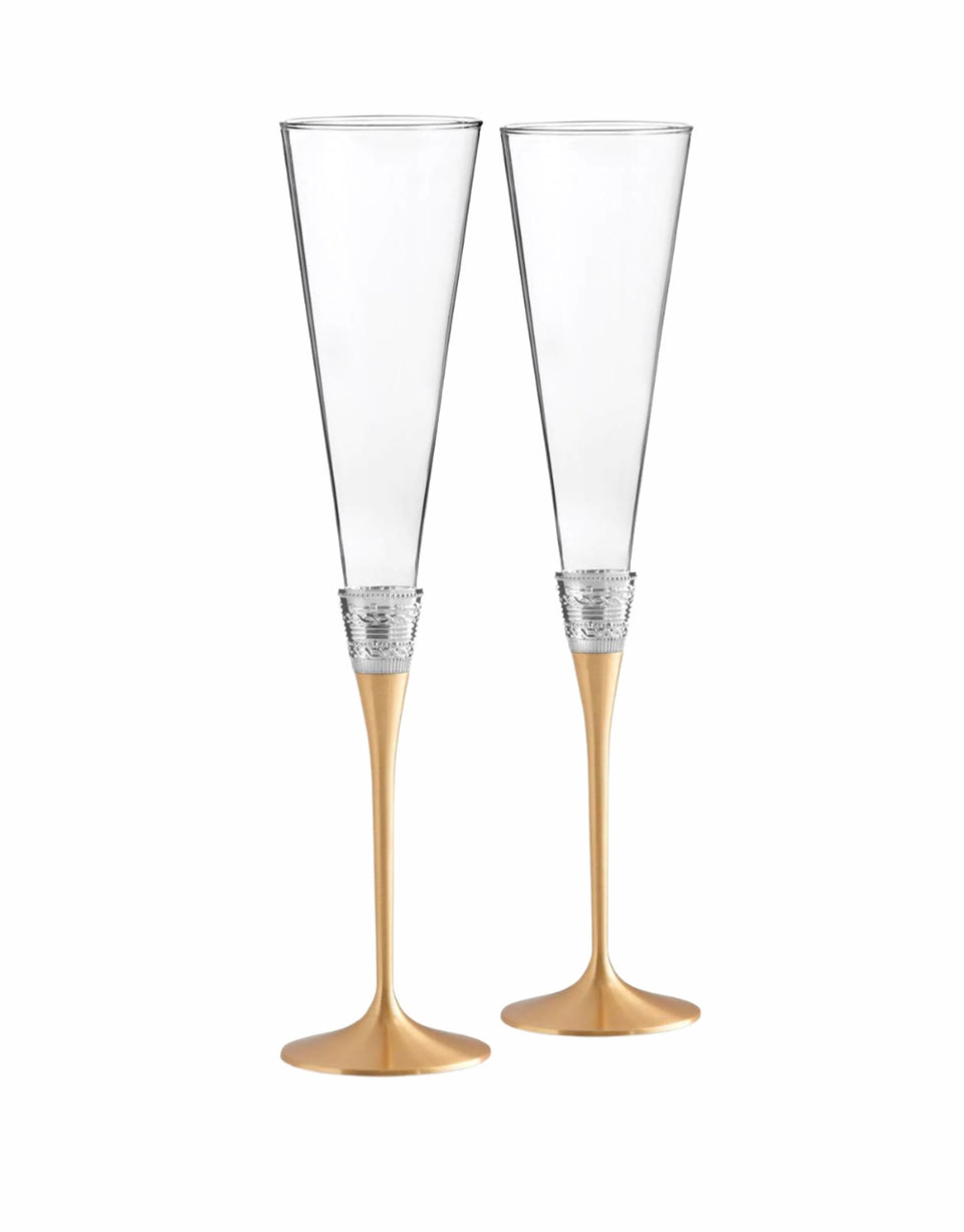 Vera Wang by Wedgwood With Love Gold Giftware Toasting Flute (Set of 2)