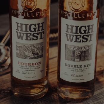Two bottles of High West